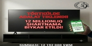 Nuqsonli televizor va iste’molchi g‘alabasi!