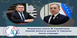 Navoiy viloyati hokimi va Federatsiya raisi uchrashuvi bo‘lib o‘tdi