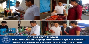 Zarmitan dehqon bozorida o‘rganish ishlari olib borildi