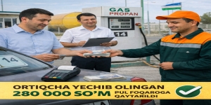 ORTIQCHA YECHIB OLINGAN PUL QAYTARILDI