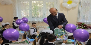 Nurafshon shahrida yangi o‘quv yili “Birinchi qo‘ng‘iroq” tadbirlari bilan boshlandi