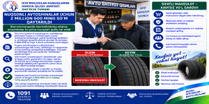 Nuqsonli avtoshinalar uchun 2 million 600 ming so‘m qaytarildi