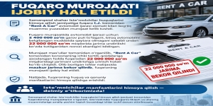 FUQARO MUROJAATI IJOBIY HAL ETILDI