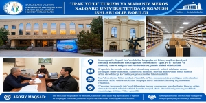 📌 “IPAK YO‘LI” TURIZM VA MADANIY MEROS XALQARO UNIVERSITETIDA  MONITORING O‘TKAZILDI