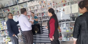 Zarafshon shahrida dorixonalarda DMET ilovasi orqali dori vositalari berilishi o‘rganildi