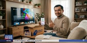 Uzum Market ilovasi orqali  2 000 000 so'mga xarid qilingan  televizor nosoz chiqdi