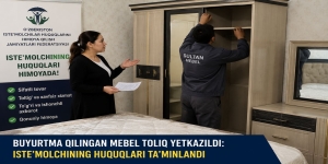 Mebel jamlanmasi but holatda yetkazib berilmaganligi yuzasidan qilingan murojaat ijobiy hal etildi