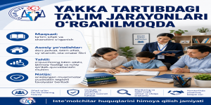 Yakka tartibda ta’lim oluvchi o‘quvchilarning ta’lim jarayonlari o‘rganilmoqda